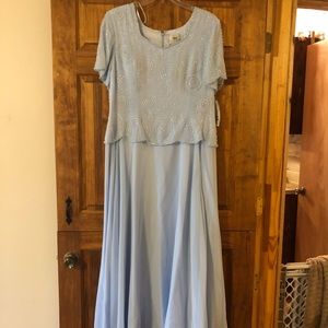 Pale blue women’s dress